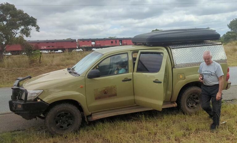 Toyota Hilux With Camping Equipment