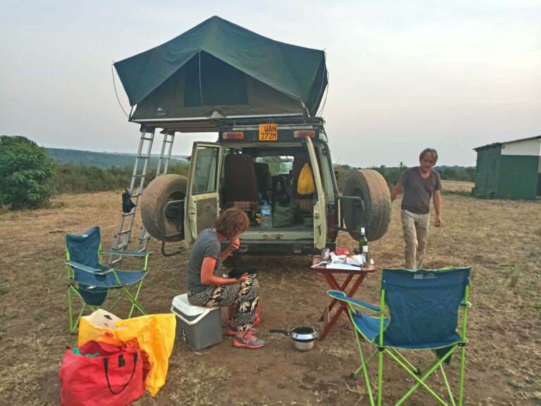 Camping with a Land Cruiser with a Rooftop Tent